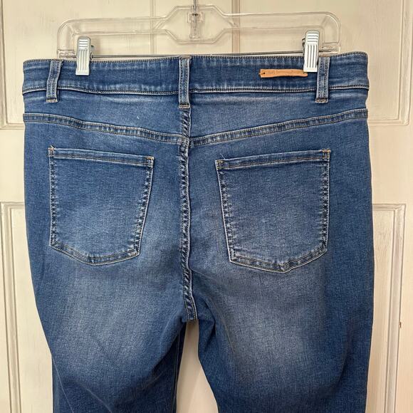 Soft Surroundings Denim Pull On Slim Leg Jeans Stretch Petite Medium Stretch - Picture 5 of 7
